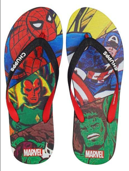 Chupps Unisex Marvel Vintage Red Flip Flops